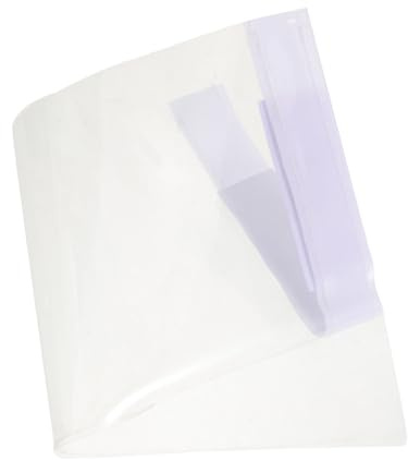 TOYANDONA Haustier Türvorhang PVC 26,5X24cm Transparent Klebefolie Haustiertür Vorhang für Hundehütte und Katzenklappe ohne Bohren Wetterfest Leise Schließend Einfache Montage