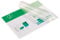 GBC Laminierfolien A4+ mit Abheftstreifen, 125 mic, Robuste Laminiertaschen im 100er Pack, Glänzend, Transparent, Ideal zur Ablage in Ringbüchern und Ordnern, 3743156