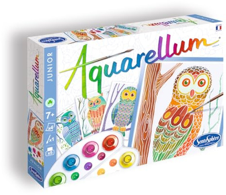 SentoSphere SEN692A Aquarellum Owls Magic Canvas