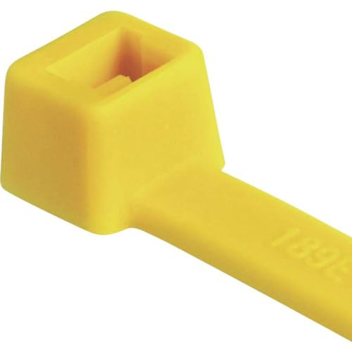 Hellermann Tyton 116-05414 Polyamide Yellow 100pc(s) Cable tie