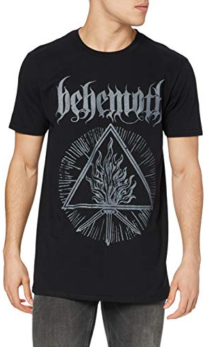 Behemoth Men's Furor Divinus Banded Collar Short Sleeve T-Shirt