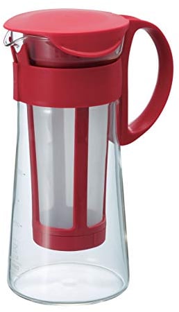 Hario Cafetière Mizudashi Coffee Pot Mini-red, Std