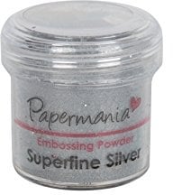 Docrafts PMA 4021011 Embossing-Puder, Super Fein Silber