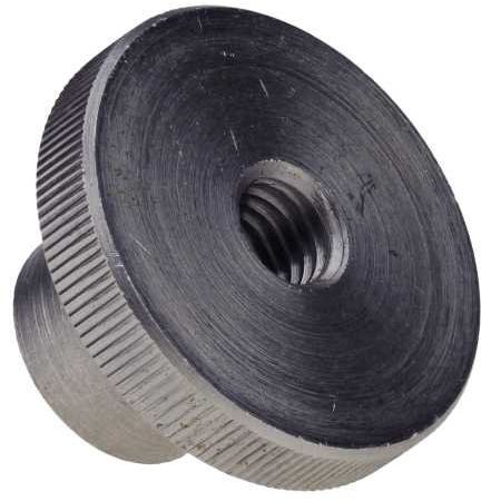 Reidl Rändelmuttern hohe Form M 10 DIN 466 A1 blank 10 Stück