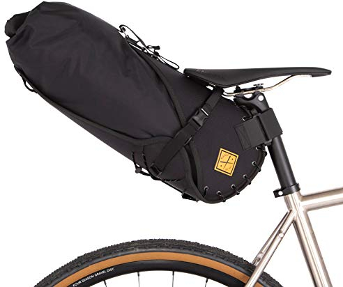 Restrap Big Sattelttasche mit Packsack Sattelholster, Schwarz, 41 x 21 x 19 cm, 14 Liter