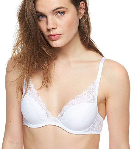 Passionata Damen Brooklyn T-Shirt BH, Weiß 10, 80F
