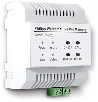 Philips 531026 WelcomeHive Pro 2-Draht-Speicher für 280 Fotos