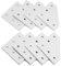 Befenybay 8PCS / Set Eckhalterungsplatte Oberfläche Anodische Oxidation Silber L-Modell 5-Loch-Außenverbindungsplatte für Aluminiumprofil 3D-Druckerrahmen der Serie 2020 (Silber L-8)