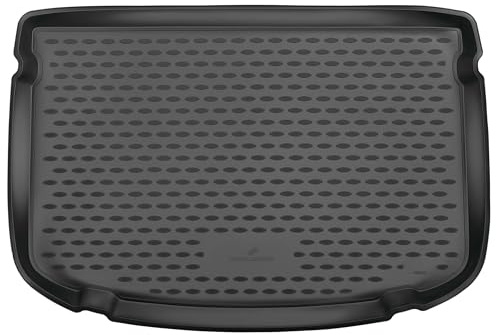 WALSER XTR Kofferraumwanne für Audi A1 2010-2018, A1 Sportback 2011-2018, oberer Ladeboden, 100% passgenaue Antirutschmatte Auto, Gummimatte Auto, Kofferraum Schutzmatte, Auto Gummimatten