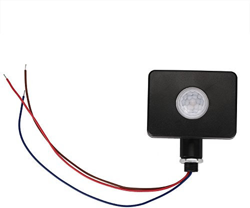 Haofy Interruttore del Sensore 90~250 V, Interruttore della Lampadina del Sensore di Movimento a Infrarossi PIR Body On/off Automatico per La Lampada da Giardino di Casa