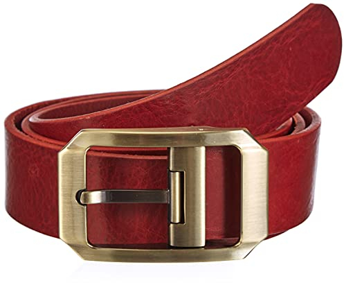 Anthoni Crown Damen 4JB1601RE Gürtel, Rot, 100