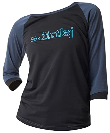 dirtlej mountee Ladies Steel Blue/Turq, MTB Trikot für Damen (XL)
