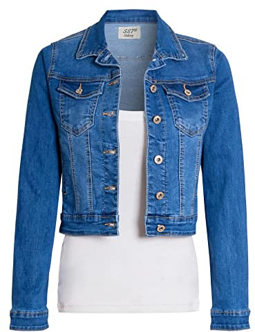 SS7 Womens Slim Fit Denim Jacket