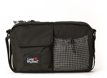 Long Weekend Santa Fe Shoulder Bag – Wetterfeste Crossbody-Reisetasche für 35mm-Filmkameras, Essentials und den täglichen Einsatz (Schwarz)