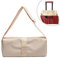 Klein Sporttaschen Für Damen und Herren, Woukksy Reisetasche Tragbar Wasserdicht Fashionable Crossbody Bag Für Wochenendausflug, Fitnessstudio, Schwimmen, Reisen, Yoga und Sauna (Weiß)