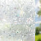 Qualsen Window Film Privacy Film for Glass Windows Rainbow 3D Tulip Patterned Stained Glass Window Film Frosted Opaque Removable Self Adhesive Static Cling Decoration Glass Film for Home, 60 x 200cm