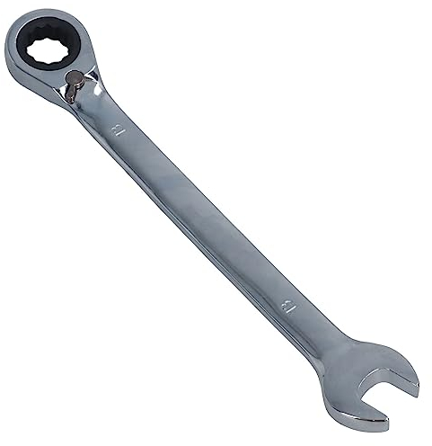 13mm Reversible Cranked Offset Ratchet Combination Spanner Wrench 72 Teeth
