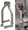 Adaptador de taladro cuadrado de acero inoxidable, adaptador de taladro cuadrado para taladro de mesa o taladro de mano, adaptador de taladro cuadrado, diámetro de sujeción 38-55 mm, con soporte fijo