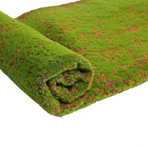 SPORTARC Lichen artificiel en mousse artificielle, fausse plante verte pour magasin, terrasse, jardin, décoration murale, bricolage, 1 m x 2 m