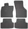OMAC Gummi Fußmatten kompatibel mit Audi A3 8V 2012-2020 Automatten Gummi TPE Schwarz 4tlg