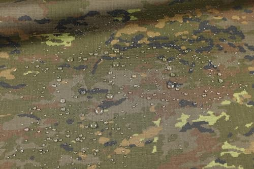 Militärstoff Cordura 560 dtex Reißfester Nylon Stoff Regenschutz Oxford Wasserfest Wasserdicht Camouflage Tarndruck Flecktarn Armee Tarnmuster Bergsteiger Zeltstoff Feldlager Abdeckplanen Expedition
