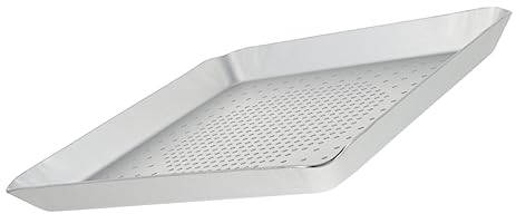 Zerodeko 1pc Pizza Pan Round Cake Pans Toaster Strudel Square Griddle Pan Practical Pizza Baking Tool Round Serving Tray Perforated Pizza Tray Baking Pan Egg Cake Non Stick Aluminum Alloy