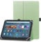 HoYiXi Universelle Hülle für 9-10,1 Zoll Tablette Fire HD 10 & Fire HD 10 Plus mit Ständer Folio und Handschlaufe Schutzhülle für 9-10,1 Samsung Lenovo Android Tablette - Grün