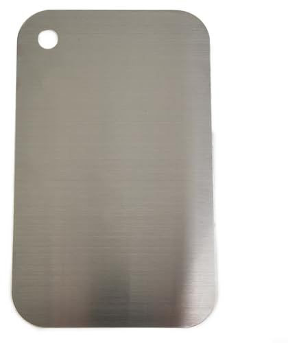 EpheyFIF Planches à découper en Acier Inoxydable, Multi-usages, Lisse, pour la Maison, la Cuisine (60 x 40 cm), 1112202696