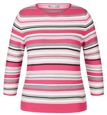 Rabe Pullover Gestreift - Rundhals, 3/4 Arm