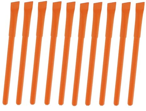 WPRO Kugelschreiber aus Papier Fabian 20er Set orange mit Kappe • nachhaltige Schreibwaren mit blauer Mine • ökologisch recyclebar für Büro & Schule
