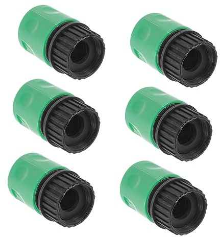 POPETPOP Garten Schlauch Anschlüsse Und Armaturen 6 Stücke Quick Connect Adapter /4 Zoll Schlauch Anschlüsse Einfach Zu Verbinden Trennen