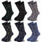 Calze uomo cotone corte 6 PAIA Calzini corti leggeri filo di Scozia pois righe fantasia MADE IN ITALY