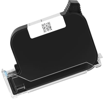 TIKTONER TIJ314 Tragbarer Handdrucker Tintenpatrone, Originale Schnelltrocknende Tintenpatron 42ml Ersatztintenpatrone für TIJ314 Hand Tintenstrahldrucker - Schwarz