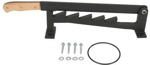 flexman Wand Holzspalter, Wandmontierter Anzündholzspalter aus Karbonstahl mit Verlängertem Griff, Robuster Manueller Brennholzanzündholzschneider für Den Innen und Außenbereich