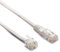METRONIC 395227 - Cable telefónico RJ45/RJ11 macho/macho, 3m, para modem, router, fax, compatible norma NF C15-100, blanco
