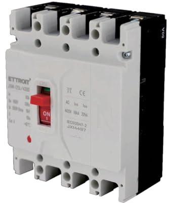 A2ZWORLD Interruttore Scatolato Magnetotermico, MCCB Curva C, 4P AC 400V 80A, Ui 660V Uimp 8Kv, Ics 18kA Icu 22kA, IP40 IEC60947-2