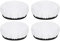 GREOHNMPAW 4Pcs 18cm Light Diffuser,Soft Diffuser Lamp Cover White Lamp Shade Diffuser,for Studio Strobe Reflectors
