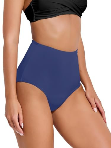 Yutdeng Pantaloni da Nuoto per Il Periodo Donna Costume Slip Ciclo Mestruale Biancheria Intima Mestruale a Prova di Perdite Mutande Assorbenti Mestruali Bikini Pantaloni da Bagno a Vita Alta