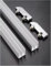 Rail en Verre Acrylique épais de 5 à 8 mm for Porte coulissante en Verre, Double Rail for vitrine, Accessoires de Rail en Alliage d'aluminium(120cm/47in)
