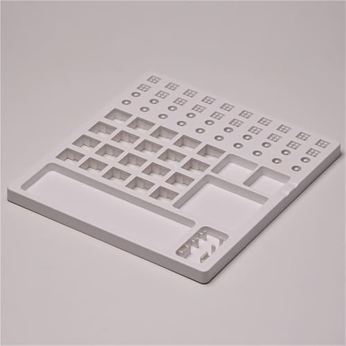 ExotiCore Mechanical Keyboard Switch Repair Lube Station 3-in-1 Opener/Tester/Organizer(White)