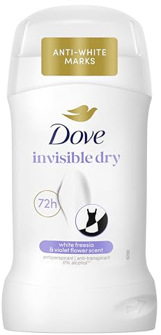 Dove Advanced Care Invisible Dry Anti-Perspirant Cream Women's Deodorant Stick with pro-ceramide technology for 72 hours sweat protection 50 ml