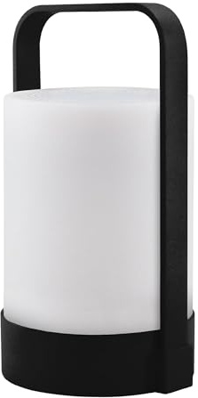 Lumisky Lampe enceinte bluetooth sans fil LED blanc/multicolore dimmable NINA PLAY H22cm avec télécommande