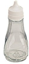 Utopia P232 Glass Shaker Salt Pot With Plastic (Pack of 12)