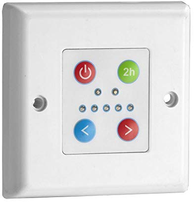 Heated Towel Rail Temperature controller White TCP200 with 2 hour boost