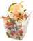237 ml Vorspeisenbecher, 100 quadratische Mini-Dessertbecher – Einweg-, recycelbare, transparente Kunststoffbecher, groß, für Vorspeisen oder Desserts – Restauranware