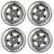 Inliner Rollen, für Freizeit-Skating PU 80mm/82A 4 St. + Lager ABEC7 8 St. Nils