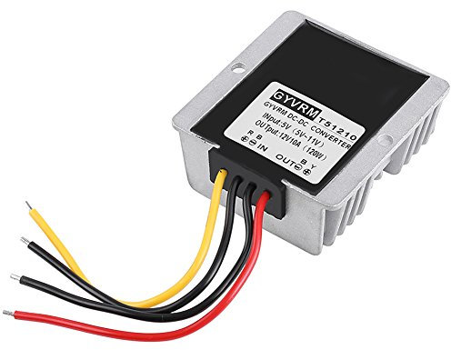 DC-DC Wandler Transformator Spannungswandler, DC 5 V-DC 12 V 120 Watt Boost Spannungsregler Power Transformer Modul, Regler Wasserdichte Trafo Adapter Converter