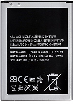 Batterie haute capacité 1900 mAh compatible avec Samsung S4 Mini i9190