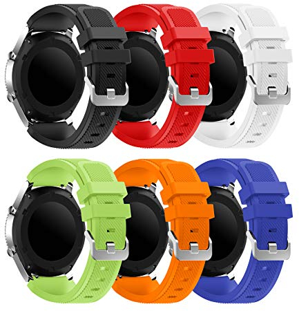 Syxinn Compatibile con 22 mm Cinturino Galaxy Watch 46 mm/Gear S3 Frontier/Classic/Samsung Galaxy Watch 3 45 mm Braccialetti Sport Band per Huawei Watch GT 2 46 mm/GT 3 46 mm/Moto 360 2nd Gen 46 mm