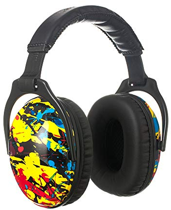 PROTEAR Protections auditives SNR 28 dB pour enfants - Protection auditive idéale pour les enfants sous les les voyages, les événements sportifs et les environnements bruyants(Multicolore)